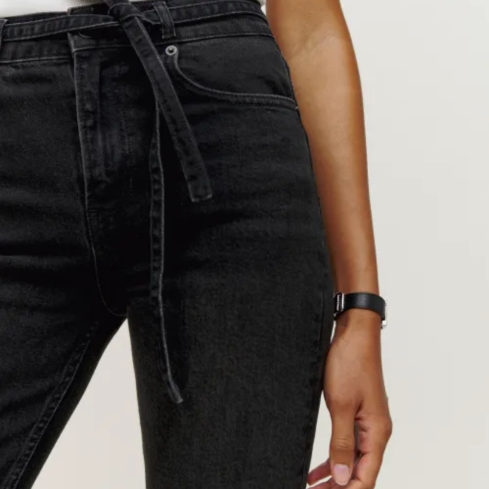 NWT Rossi Belted High Rise Bootcut Jeans